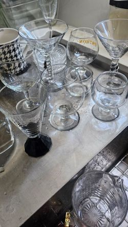 Glassware for Bar various styles  10$