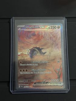 Great Tusk Ex Pokemon Scarlet And Violet Base 