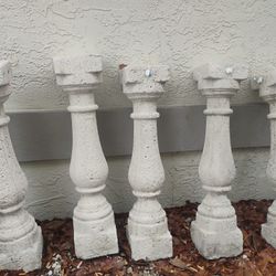  7- 3 Feet Pillars  For Sale Asking Price $100