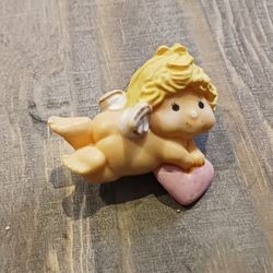 Vintage 1980s Cupid Brooch Signed Hallmark 