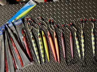 Mustad Rip Roller and Nomad Streakers Bluefin Jigs
