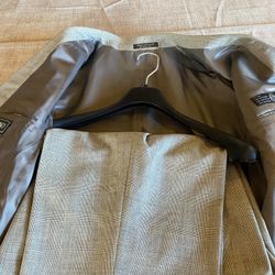 Men Light Brown Suit 