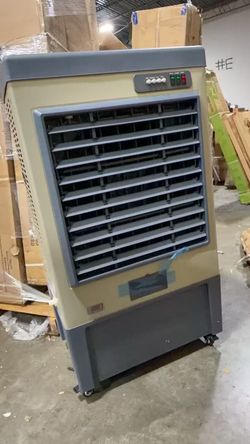 10.6 Gal. 3-Speed Portable Evaporative Cooler 3531 CFM Heavy Duty Fan for Patio Garage with Auto Refill $ 159