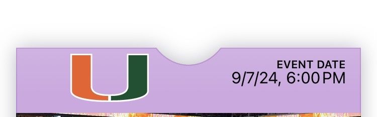 4 Florida UM Vs Fam U Tickets Sep.7 Game Today 6 Pm