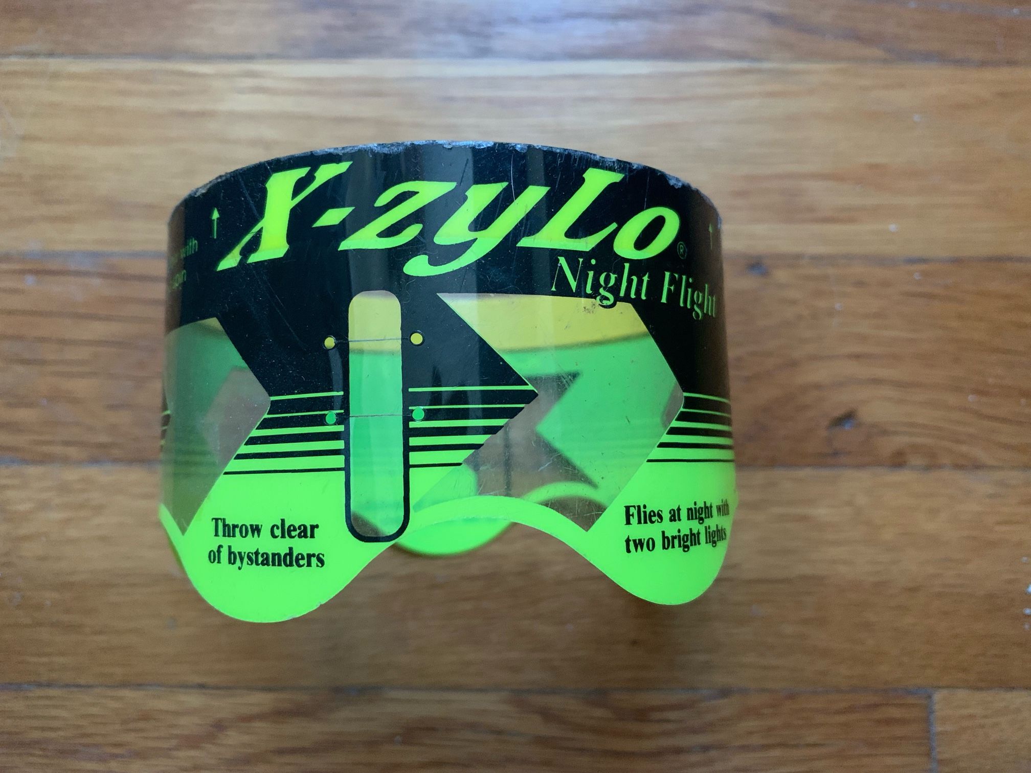 X-zylo Night Flight Gyro Toss Flying Cylinder - Flying Toy Disc
