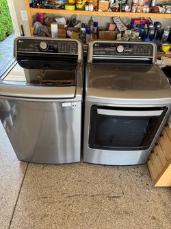 LG Top Load Washer and Dryer Set