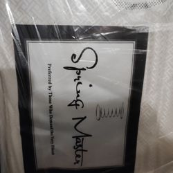 Queen size mattress w box and frame new