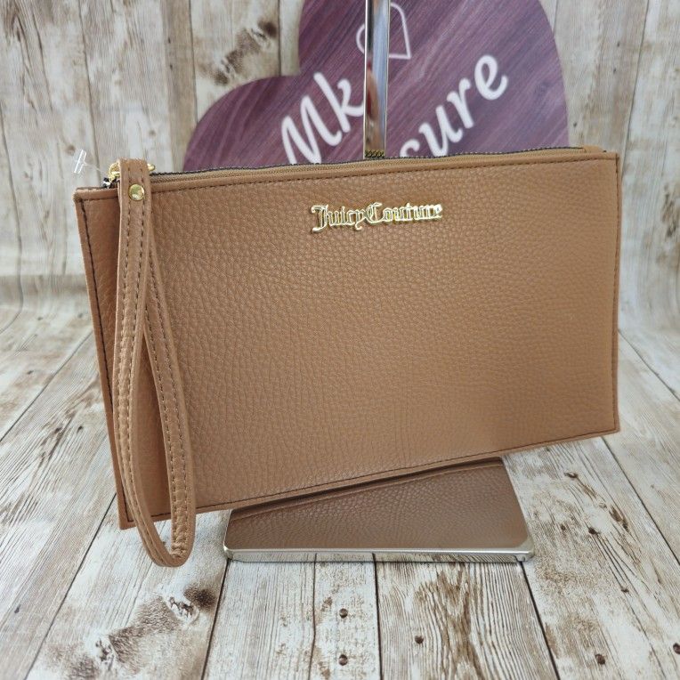 Juicy Couture Wristlet Brown 