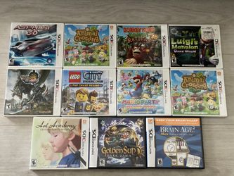 3ds/ ds game cases and manuals