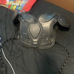 Football Pads And Chin Guard
