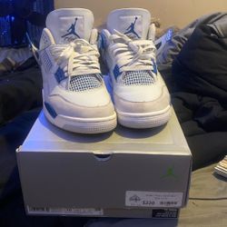 Jordan 4 Military blue