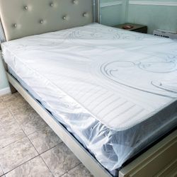 NEW QUEEN MATTRESS. Bed frame is not available. Take it home the same day 👍