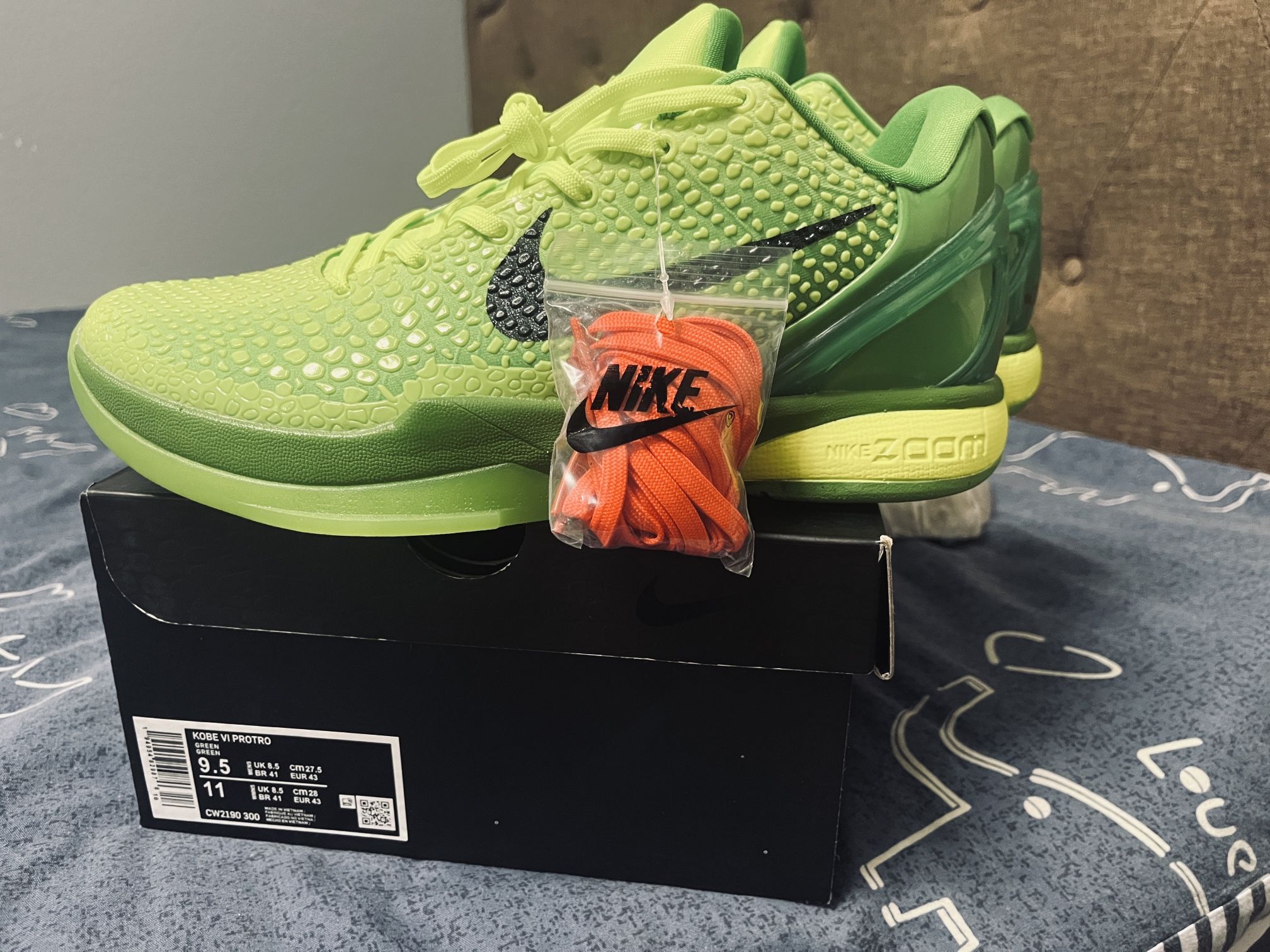 Nike Kobe 6 Protro Grinch
