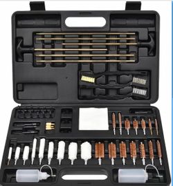 GLORYFIRE Gun Cleaning Kit Universal for Guns, Gun Brushes for Pistol, Handgun, Shotgun, Elite Brass Rods and Wire Rope, Hunting Gear Gun Accessories