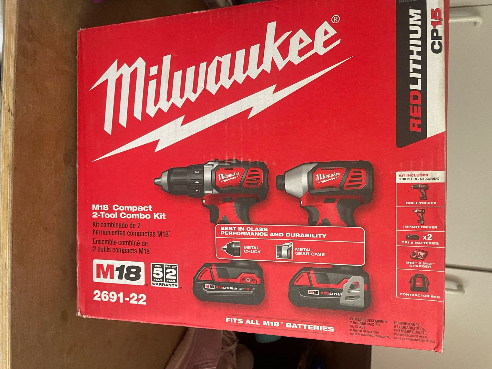 Milwaukee M18 2 Tool Combo Kit 