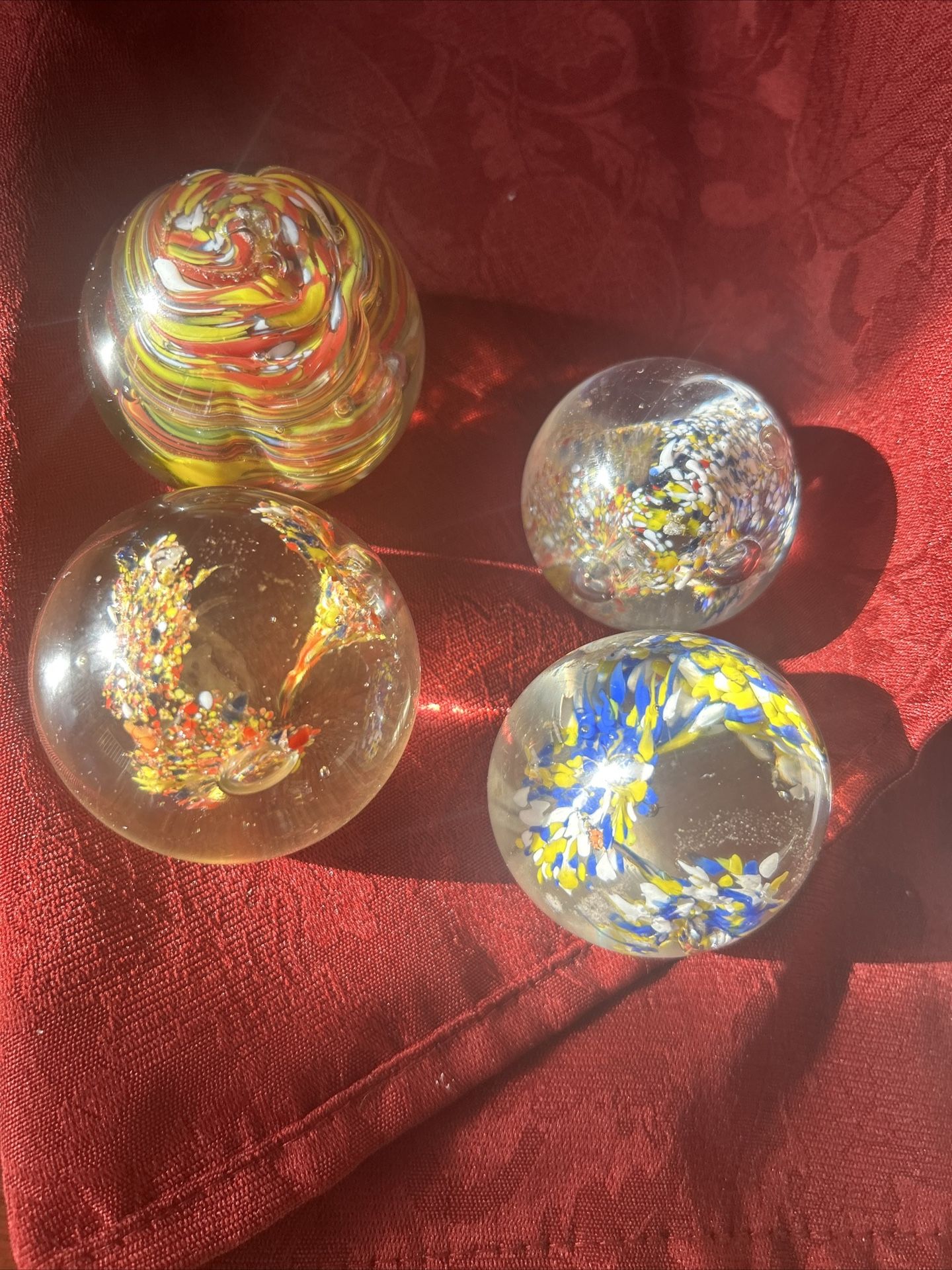 Blown Glass Art Paperweights
