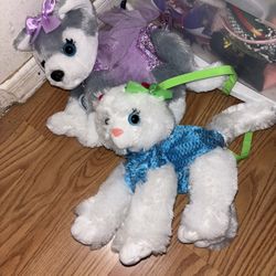 Plush Cat. and Dog's Purse  each $5