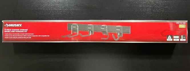 Husky 5-Piece Modular Hooks and Hangers Kit
