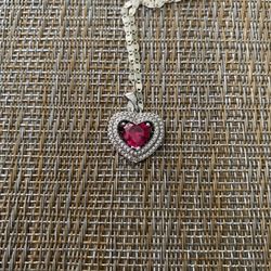 925 Sterling Silver Necklace, Earrings And Ring