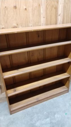 Wooden bookcase