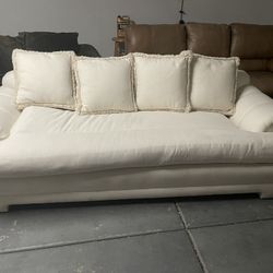 Elegant White Sofa