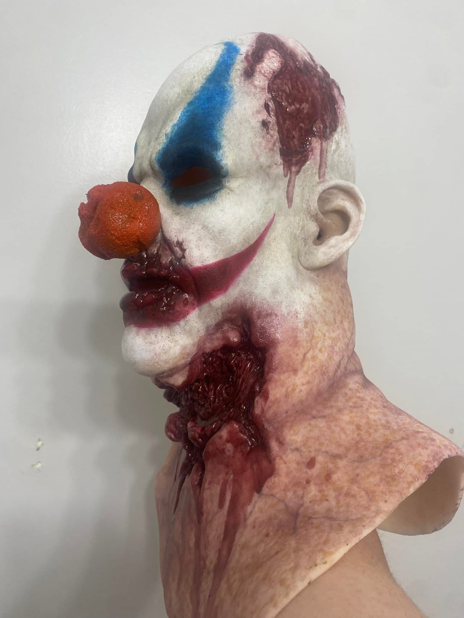 Shattered Fx Premium Silicone Mask “chewy The Clown”