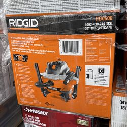Ridgid 6 gallon vacuum