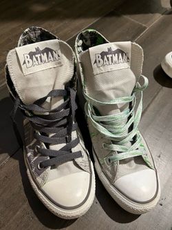 Vintage Converse Batman/Joker M6 W8