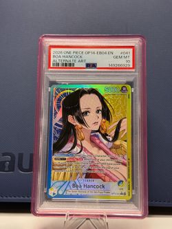 Boa Hancock - One Piece Op14 Azure Seas Seven EB04-041 Leader (Alt Art) PSA10