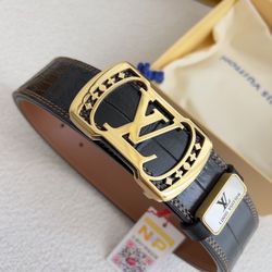High-end leather belt