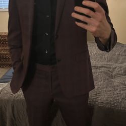 Burgundy Suit