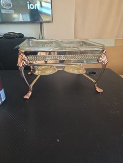 Rare Vintage 1970s #057 Warmer Buffet Server/Chafing Dishes 5 