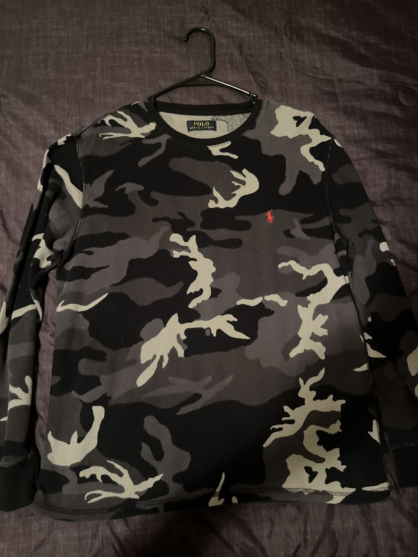 Camo Polo long sleeve