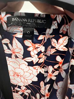 Banana republic Rloral Ruffle Skirt (size 0) like New!