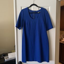 Banana Republic Short Sleeve Blue Dress