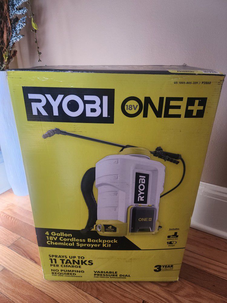 Ryobi GALLON Cordless Backpack Chemical Sprayer for Sale in Verona, NJ  OfferUp