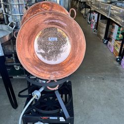 Cazo De Cobre Con Vase I Quemador En Especial $160