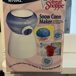Rival SNOW CONE MACHINE Plus Cone Stand - NEW!!!