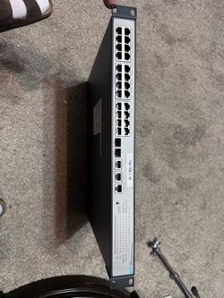 24 port managed HP switche