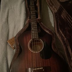Mitchel Acoustic Bass Like New With Case And Strings 