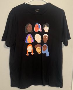 Black T Shirt Woman Diversity
