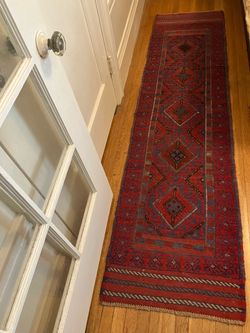 2x8 Vintage Persian rug runner