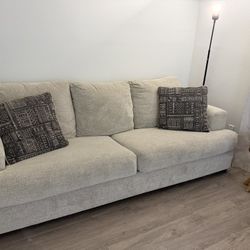 Ashley’s stone color sofa