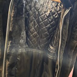 Sheared Mink Jacket Dark Brown 