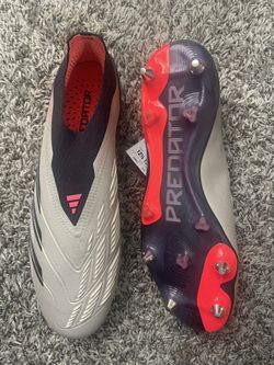 Adidas Predator Elite LL SG Laceless Soft Ground soccer Cleats Football Boots Men’s Size 12.5