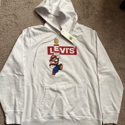 Levi’s Mario Nintendo Hoodie Sweater NWT 