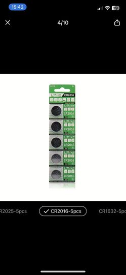 CR2016 3V Lithium Battery