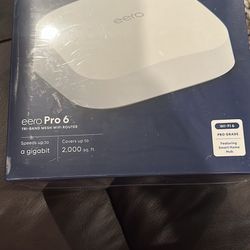 Brand New Sealed eero Pro 6 Mesh Wi-Fi Router