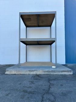 Industrial 3 Tier Racks 48 in W x 48 in D Used Heavy Duty Storage Shelving Stronger Than Homedepot Lowes And Costco Delivery Available