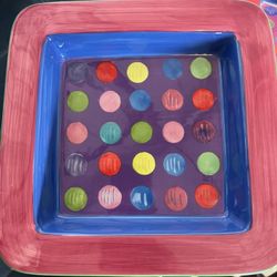 American Atelier Carnivale Soup Bowls - Multicolored - NEW